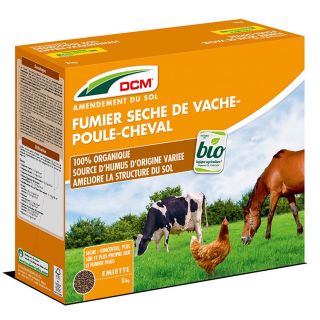 DCM-Fumier-Séché-de-Vache-Poule-Cheval-3-kg-Fumier-100%-Organique