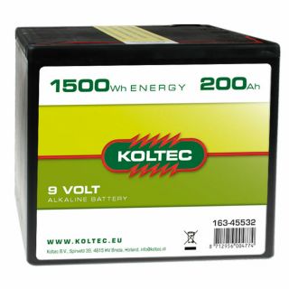 Koltec-Batterie-Alcaline-9-volt-1500-Wh-200-Ah