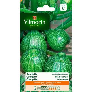 Vilmorin-Courgette-de-nice-à-fruit-rond-entretien-du-jardin-graines
