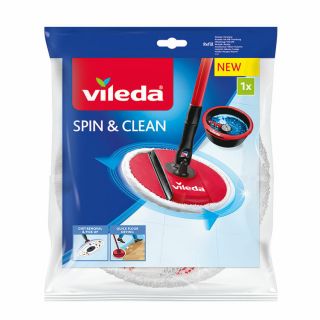 Vileda-Spin-&-Clean-Recharge-Housse-Microfibre-Remplacer-Tête-de-Balai