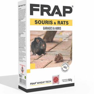 FRAP-Wheat-Tech-Garages-et-Abris-150g-Appât-Souris-et-Rats