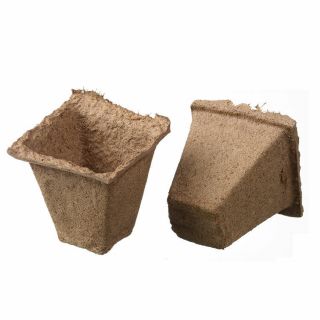 Pots-Semis-Biodégradables-6-x-6-cm-Fibres-de-Bois-Pots-Carrés