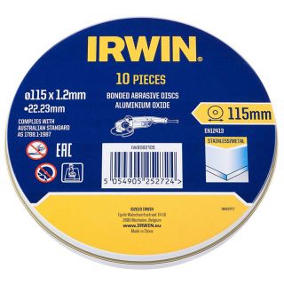 IRWIN-Boîte-diques-à-meuler-métal-10-pièces