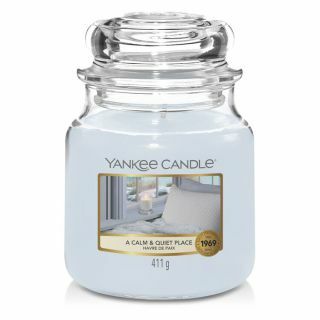 Yankee-Candle-Havre-de-Paix-Bougie-Parfumée-Medium