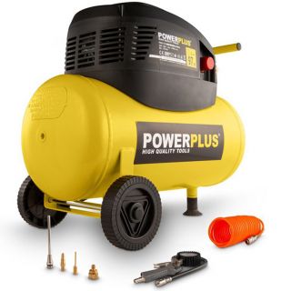 Powerplus-Compresseur-sans-huile-1100W-24L-6-accessoires