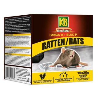 Pack KB Home Defense - 2 pièges à rats - 2 rats pâtes - 30 pâtes - Espace  Bricolage