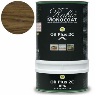 Rubio-Monocoat-Oil-Plus-2C-Comp-A+B-Couleur-Black-3,5L-huile-protection-colorisation-bois-avec-accélerateur