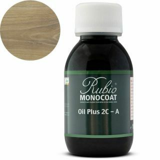Rubio-Monocoat-Oil-Plus-2C-Comp-A-Couleur-Smoke-5%-20 ml-huile-colore-protège-mini-flacon-tester-couleur