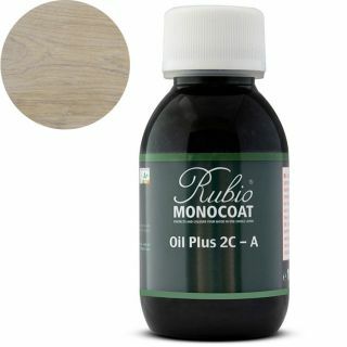 Rubio-Monocoat-Oil-Plus-2C-Comp-A-Couleur-Super-White-20 ml-huile-colore-protège-mini-flacon-tester-couleur