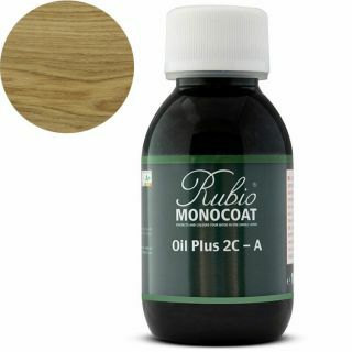 Rubio-Monocoat-Oil-Plus-2C-Comp-A-Couleur-White-5%-20-ml-huile-colore-protège-mini-flacon-tester-couleur
