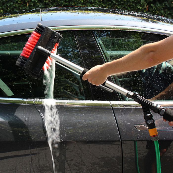 Kit lavage voiture avec perche à eau + réservoir savon, 80 cm