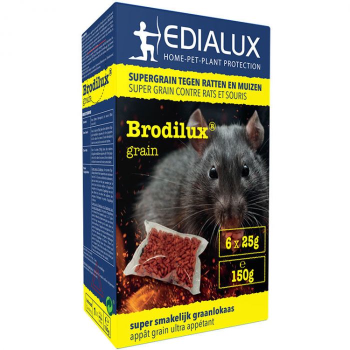 Mort-aux-rats grains Brodilux, 150 g (6 x 25 g)
