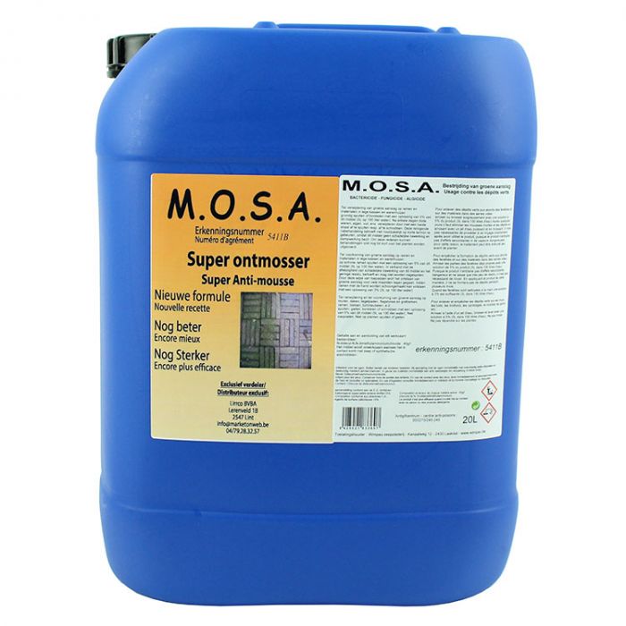 MOSA Anti Mousse et Anti Dépôt Vert, 5 litres
