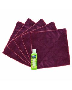 chiffons-microfibres-mictrotex-duo-mauve-rose-lot-5-chiffons-ultra-absorbants