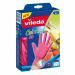 Vileda-Colors-gants-jetables-rose-M/L