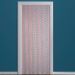 vliegengordijn-knopen-grijs-roze-deur
